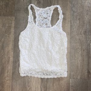 White Abercrombie & Finch Tank Top